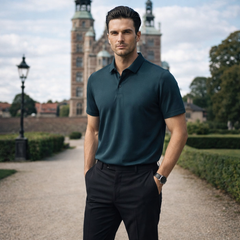 Men's casual cuffed T-shirt